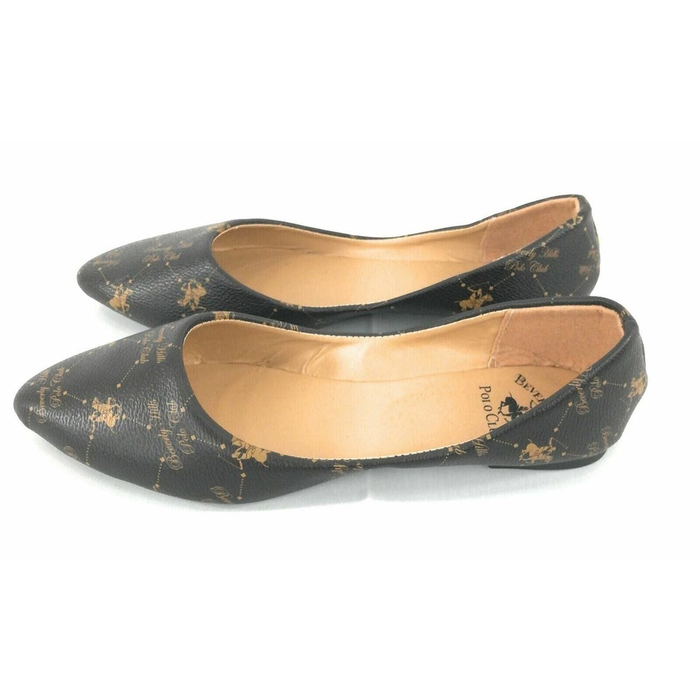Beverly Hills Polo Club Women's Brown Slip On Flats Size 7 - Picture 7 of 12